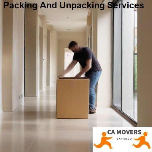 CA Movers Packing And Unpacking Services
