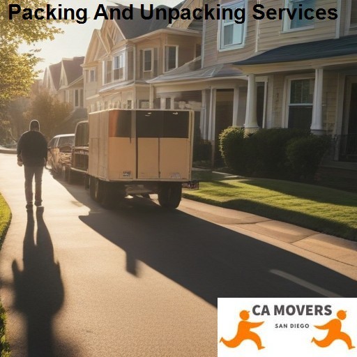 CA Movers Packing And Unpacking Services